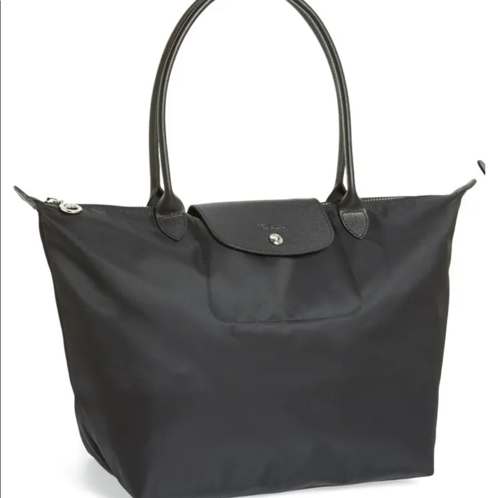 Longchamp Le Pliage Neo Large Black Nylon Tote